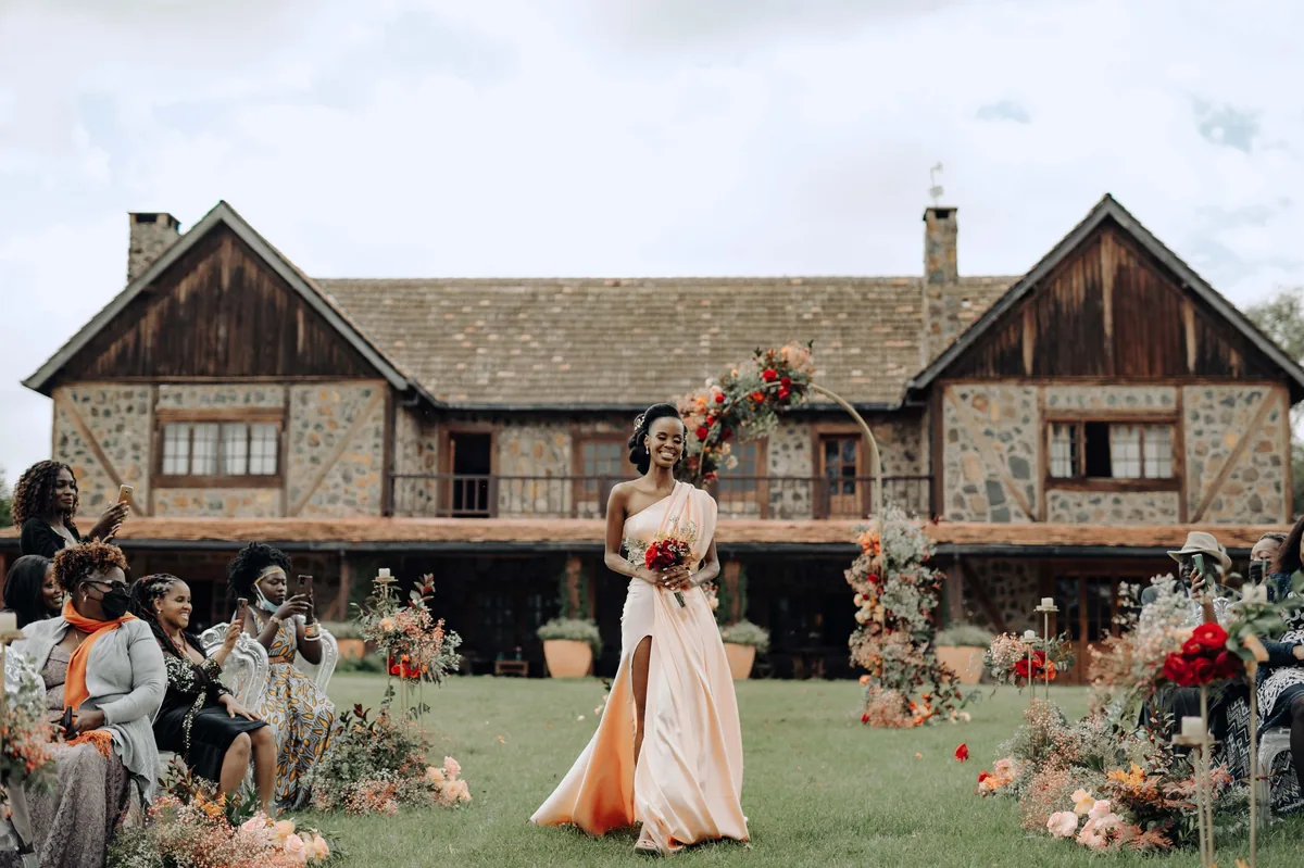 A garden wedding at Mukima