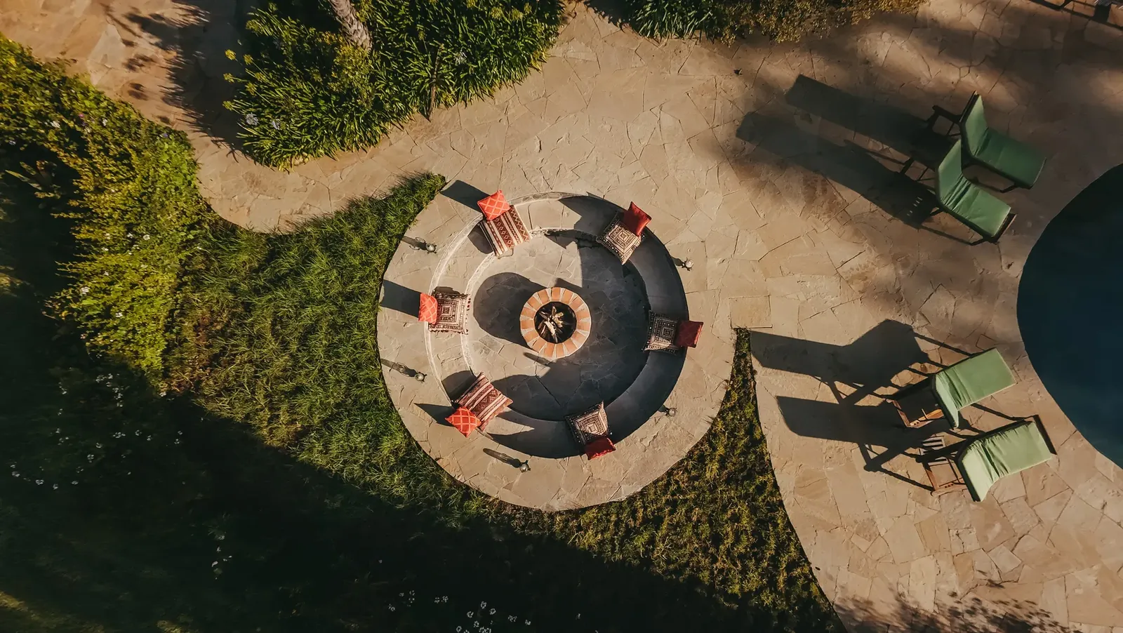 The 300-acre estate from the air